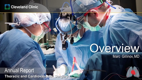 Thumbnail for Overview: 2019 Thoracic and Cardiovascular Surgery Annual Report