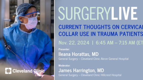 Thumbnail for Surgery Live - Nov. 22, 2024