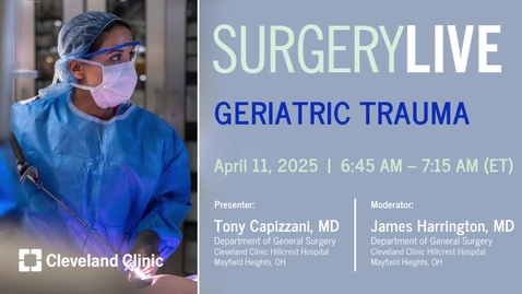 Thumbnail for Surgery Live - Apr. 11, 2025
