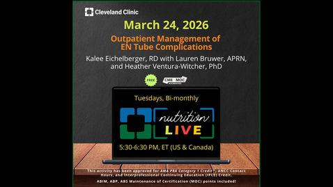 Thumbnail for Nutrition Live - March 24, 2026