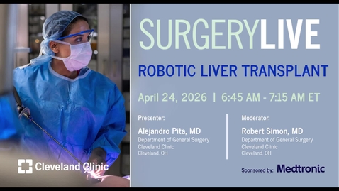 Thumbnail for Surgery Live - Apr. 24, 2026