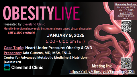 Thumbnail for ObesityLIVE - Jan. 9, 2025