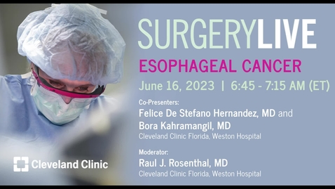 Thumbnail for Surgery Live - June 16, 2023