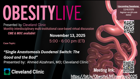 Thumbnail for ObesityLIVE - Nov. 13, 2025