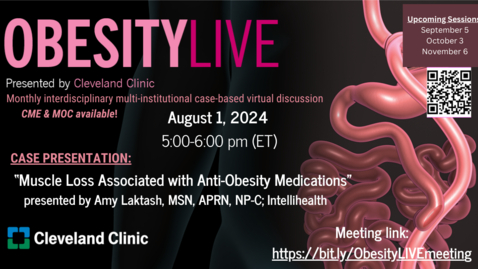Thumbnail for ObesityLIVE - Aug. 1, 2024