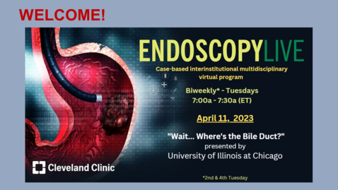 Thumbnail for Endoscopy Live - April 11, 2023