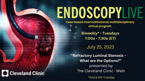 Thumbnail for EndoscopyLIVE - July 25, 2023