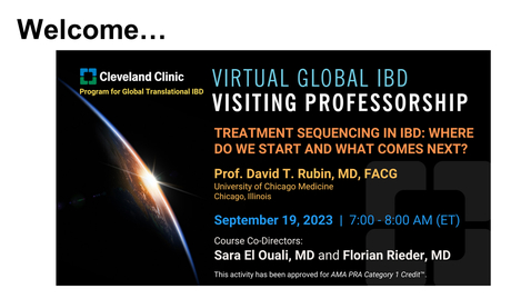 Thumbnail for Virtual Global IBD Visiting Professorship - Sept. 19, 2023