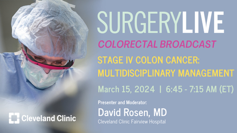 Thumbnail for Surgery Live - Mar. 15, 2024