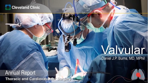 Thumbnail for Valvular Heart Surgery: 2019 Outcomes