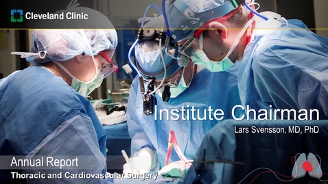Thumbnail for Thoracic and Cardiovascular Surgery 2019 Outcomes wrap up