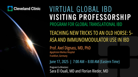 Thumbnail for Global IBD Visiting Professorship - June 17, 2025