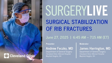 Thumbnail for Surgery Live - June 27, 2025