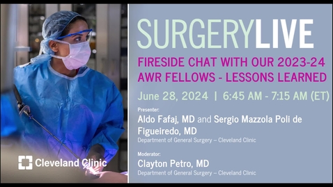 Thumbnail for Surgery Live - June 28, 2024