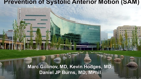 Thumbnail for Robotic Mitral Valve Repair for Prolapse: Prevention of Systolic Anterior Motion (SAM)