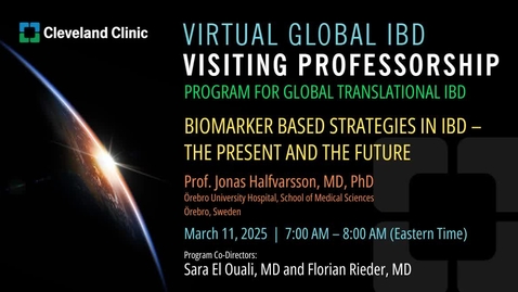 Thumbnail for Virtual Global IBD Visiting Professorship - Mar. 11, 2025