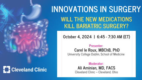 Thumbnail for Innovations in Surgery - Oct. 4, 2024