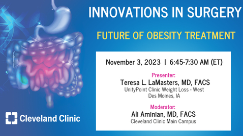 Thumbnail for Innovations in Surgery - Nov. 3, 2023