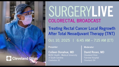Thumbnail for Surgery Live - Oct. 10, 2025