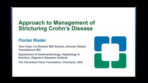 Thumbnail for 5-Milestone APP PharmD IBD Immersion Training - Florian Rieder - Oct. 16, 2025