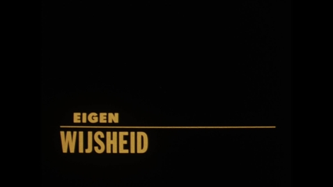 Thumbnail for Eigen wijsheid