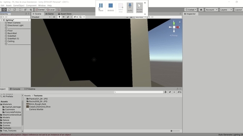 Thumbnail for Lighting in Unity