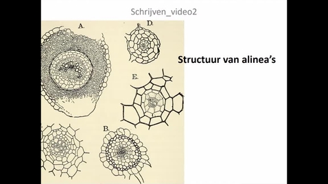 Thumbnail for Schrijven 2: Structuur van Alineas