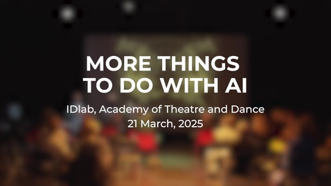 Thumbnail for More things to do with AI 