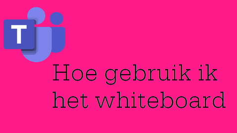 Miniatuur voor Teams: hoe gebruik ik het whiteboard?