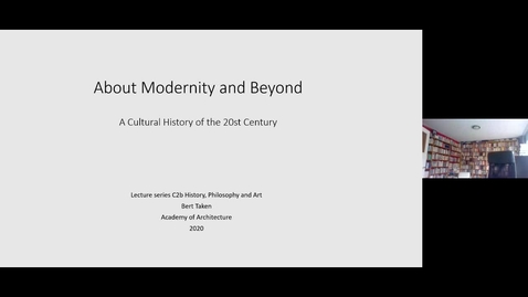 Thumbnail voor invoer Bert Taken: About Modernity and Beyond Lecture 2