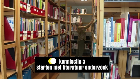 Thumbnail for Literatuur zoeken 3: starten met literatuuronderzoek