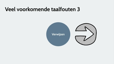 Thumbnail for Schrijfwijzer - 10: Taalfouten b: Verwijswoorden