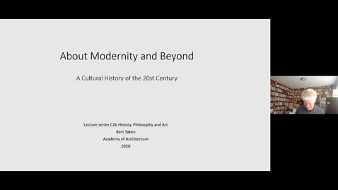 Thumbnail voor invoer Bert Taken: About Modernity and Beyond Lecture 3