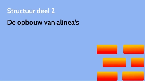 Thumbnail for Schrijfwijzer - 4: Structuur b: Alinea’s