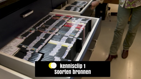 Thumbnail for Literatuur zoeken 1: soorten bronnen