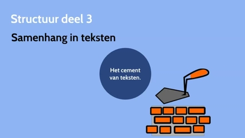 Thumbnail for Schrijfwijzer - 5: Structuur c: Samenhang