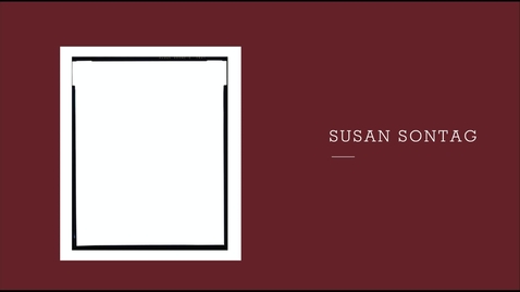 Thumbnail for Presentatie Susan Sontag door Sanne en Ninette