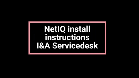 Thumbnail for Installeren 2-stapsverificatie met NetIQ.mp4