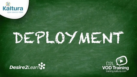 Thumbnail for Deployment | BrightSpace Tutorial