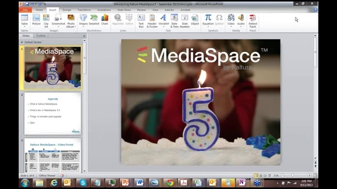 Thumbnail for Intro to Kaltura MediaSpace 5.0 Enhancements