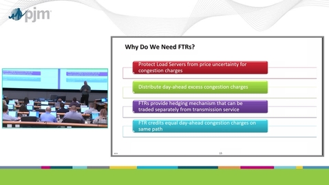 Thumbnail for Workshop on PJM ARR &amp; FTR Market- Part 2 - Overview of FTRs