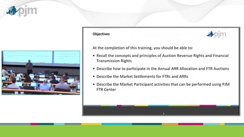 Thumbnail for Workshop on PJM ARR &amp; FTR Market- Part 1 - Introduction