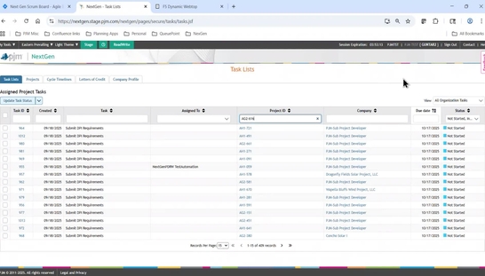 NextGen Tasks Training For Project Developers
