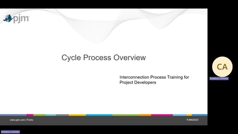 Thumbnail for Interconnection Process: Cycle Process Overview