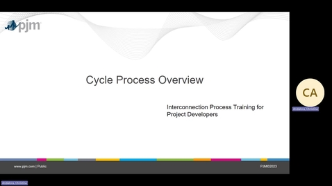 Thumbnail for entry Interconnection Process: Cycle Process Overview