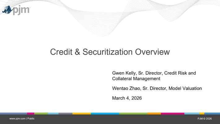 Credit &amp; Securitization Overview 