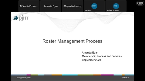 Thumbnail for entry Stakeholder Process Forum Roster Manager Review