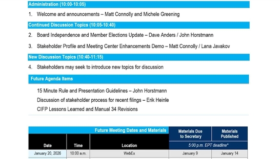 Stakeholder Process Forum
