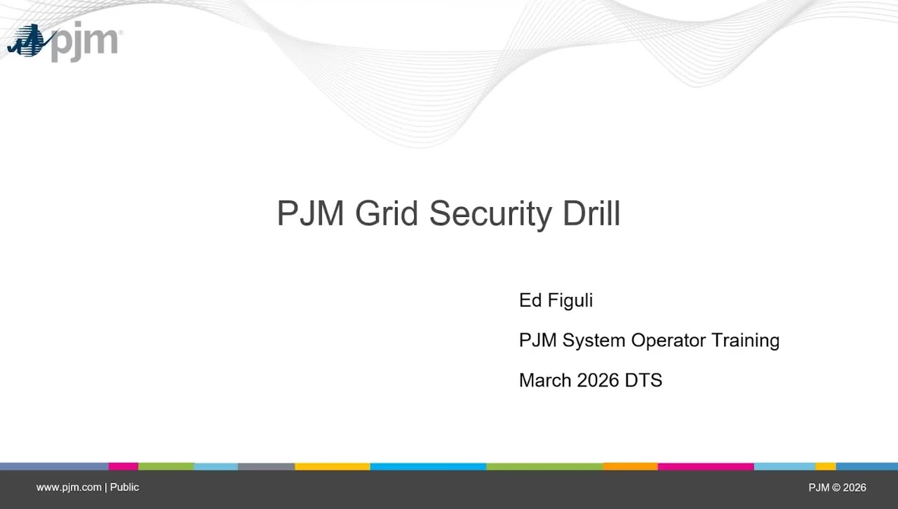 Dispatcher Training Subcommittee