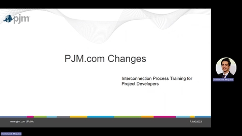 Thumbnail for entry Interconnection Process: PJM.com Website Changes with New Reformed Process